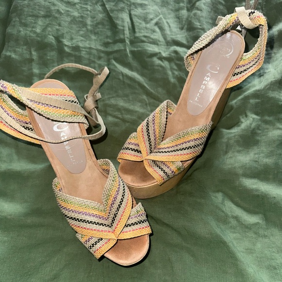 Jeffrey Campbell Platform Wedge Sandals - Picture 10 of 16